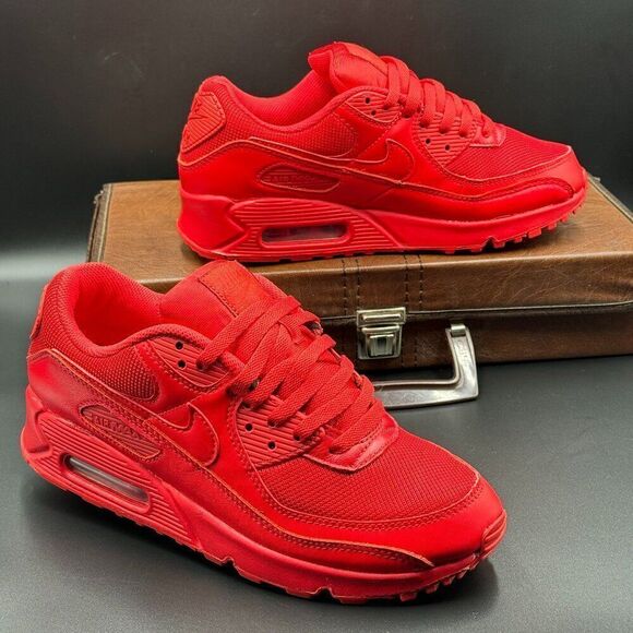 Nike Air Max 90 'Triple Red' - Picture 12 of 12